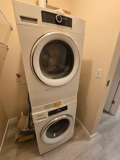 Premium Whirlpool Stacked Laundry Set, View more