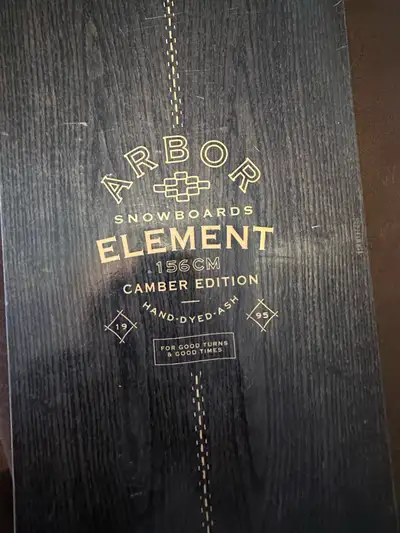 ARBOR ELEMENT CAMBER EDITION 156 CM snowboard, View more