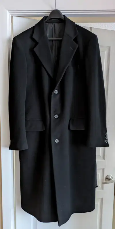 Adolfo Men's 40R Full-Length Overcoat - EXCELLENT CONDITION, View more