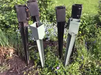Steel Ground Spikes for 4X4 Post Installation