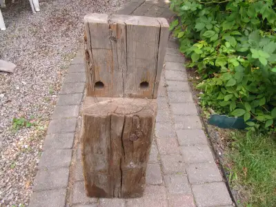 Vintage Solid Wood Caledon Barn Beam Remant Varied Uses C1867, View more