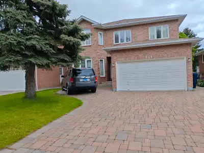 A bedroom with a private washroom available from Aug.1