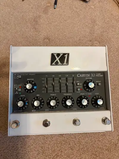 Carvin x1 preamp, excellent condition., View more