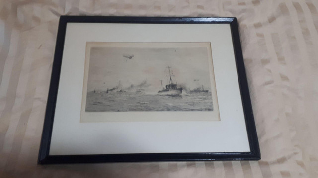 World War I W.L.Wyllie Signed Drypoint Etching in Arts & Collectibles in Cole Harbour