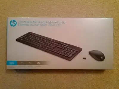 HP Wireless Keyboard & Mouse - Brand New/Sealed Box!