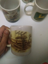 John Deere vintage collectable coffee cup #1