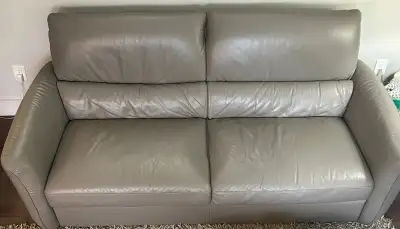 NATUZZI leather sofa/love seats