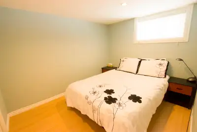 This independent, bright, and spacious basement suite has a separate entry and includes 1 bedroom, 1...