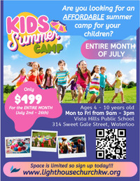 Kids All-Day Summer Camp - Entire Month of July ONLY $499