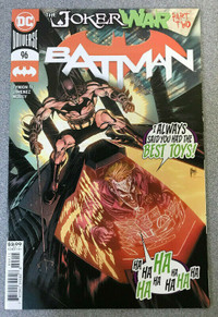 DC Batman #96 Comic Cover A 2020 Joker War Part Two BEST TOYS!