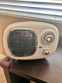 Vintage-style Table-top Space-heater. Has 4-modes.