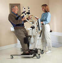 Used Invacare Reliant 350 Sit to Stand/Stand-Up/ Standing Lift.