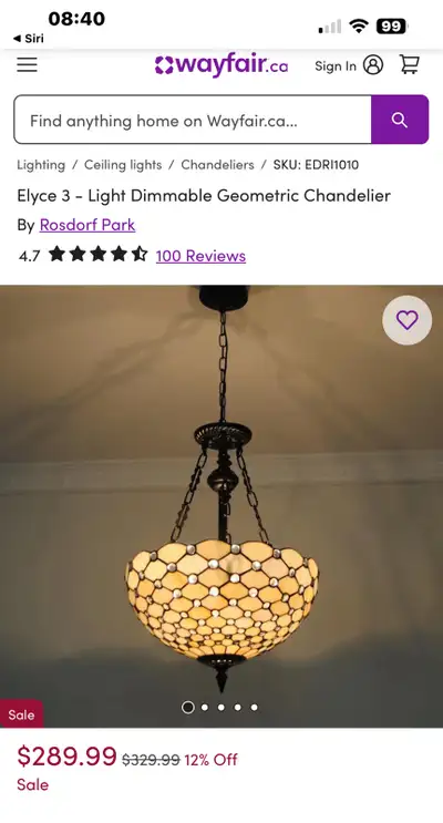 Rosdorf Park Chandelier, View more