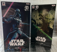 Banpresto Star Wars Darth Vader and Yoda Jedi Figure (Jap Ver.)