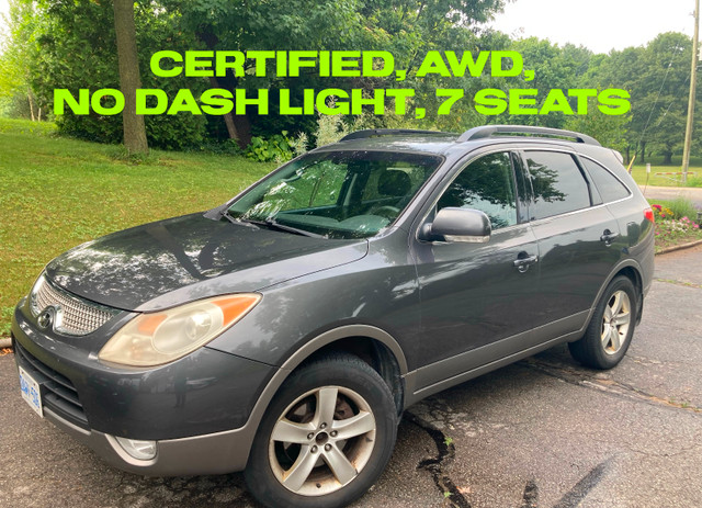 2011 Hyundai Veracruz, Certified, Leather, 7 Seats in Cars & Trucks in Kitchener / Waterloo