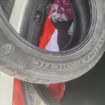 Two tire brands is Altimax Arctic, and one tire is Dynamo They are in good condition, selling all of...