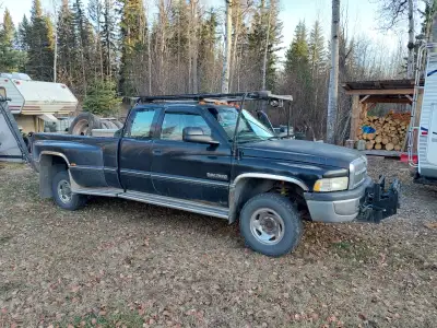 1996 Dodge Diesel 12valve Cummins.. Automatic, 4x4 extra cab long box dually. ""Located in Telkwa BC...