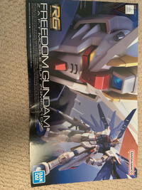 Rg X10A Freedom Gundam Box cut out box front