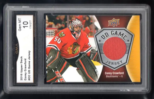 CARTE DE HOCKEY 2016-17  Game Jerseys #GJCC Corey Crawford in Clothing, Shoes & Accessories in Thetford Mines - Image 2