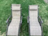 Two Zero Gravity Chairs