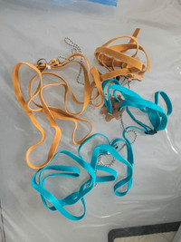 4 new reptile leashs/harnesses