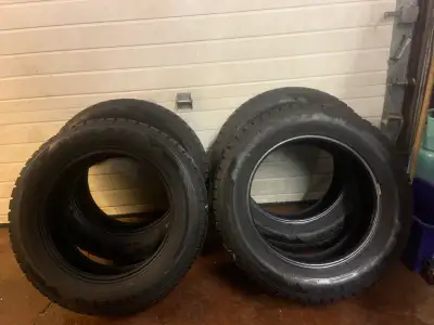 (4) 215/65R17 Rovelo Winter Tires in “Like New” Condition with at Least 90% Tread Life Remaining. No...