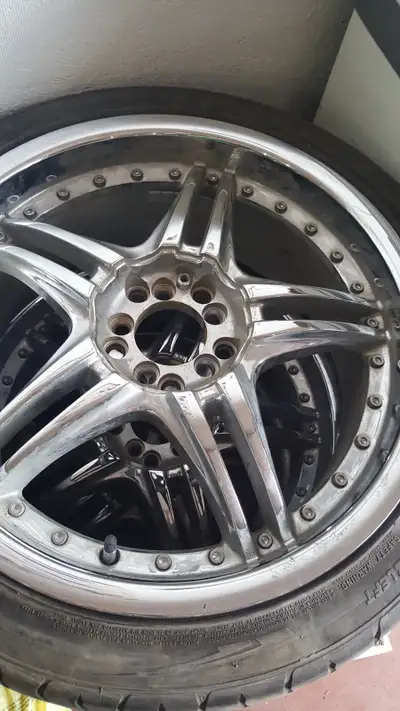 $400 for the 225/40/18”all season These were on a 2009 Mitsubishi spider eclipse. 225/65/17 Michelin...