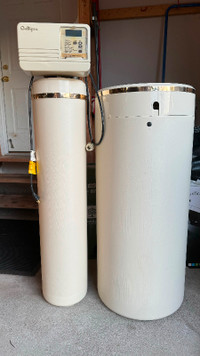 Culligan Water softener and salt container