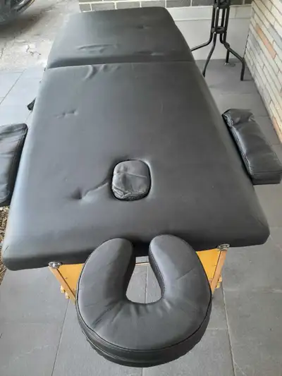 New One Here are some details: * Adjustable height * Removable headrest * Includes armrests Looking...