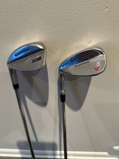 Selling 2 Taylor Made wedges, 56 and 52 degrees. $165 for both or $100 each. - 56 degree wedge is mi...
