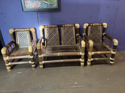 bamboo lounge set, View more