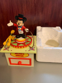 Schmid Mickey Mouse Circus Music Box