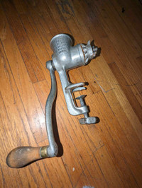 1897 antique meat grinder made in Great Britain 