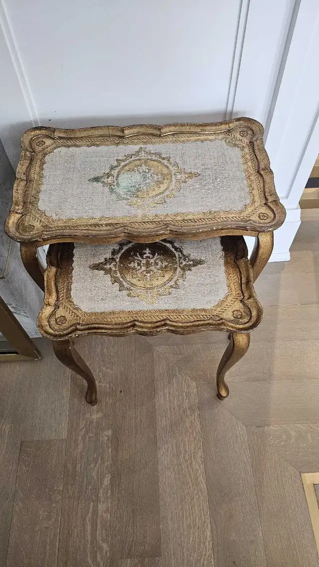 Vintage Wood Nesting Table in Other Tables in City of Toronto - Image 2