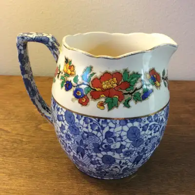 Vintage JOHN MADDOCK & SONS Royal Vitreous CREAMER PITCHER-Gr8 C, View more