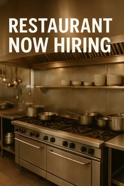 CASH Job in Scarborough Restaurant Line cook Dishwasher Cleaner Hiring restaurant kitchen job -Live...
