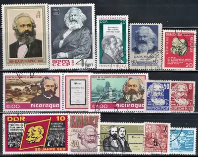 Karl Marx Stamps [#14 Total], View more