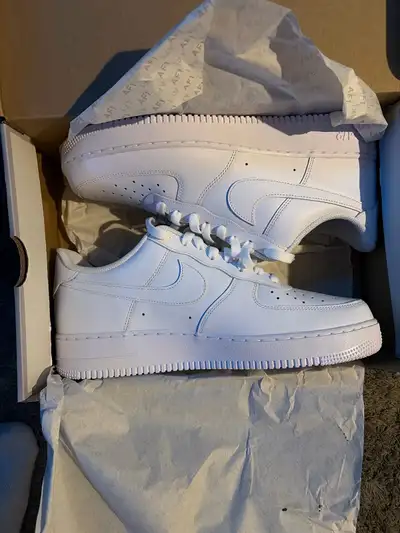 white Air Force ones , View more