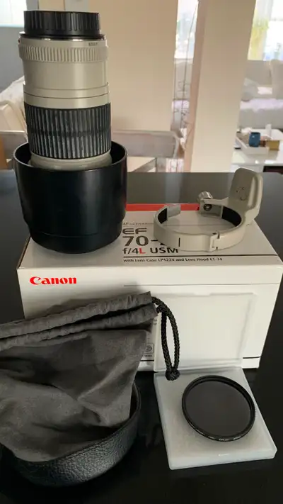 Canon EF 70-200mm f/4L USM (non-IS) - Excellent Condition, Extras Included - $650 For sale: Canon EF...