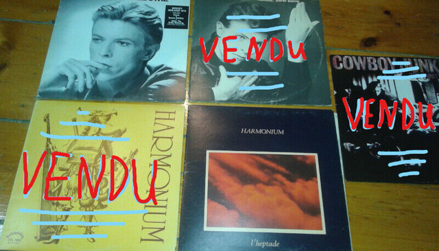 vinyle Harmonium L'heptade , David Bowie, disque 33t record dans CD, DVD et Blu-ray  à Ouest de l’Île