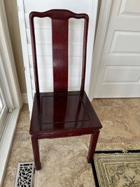 Six Ming Style Rosewood Side accent Chairs