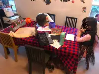Kids table with chairs