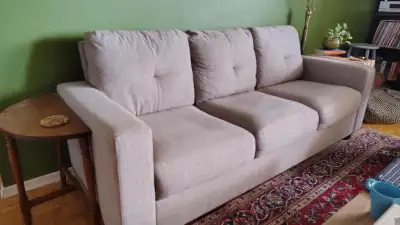 Modern Three-Seater Sofa - Excellent condition!, View more