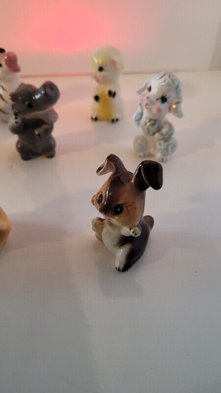 12 - Anamorphic Animal Figurines, Made in Japan - ceramic in Arts & Collectibles in Barrie - Image 2