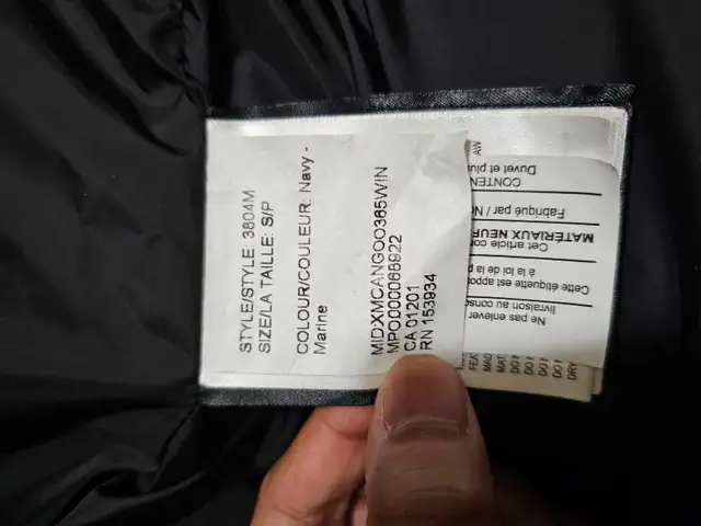 Canada goose McMillan down parka S BRAND NEW in Men's in City of Toronto - Image 6