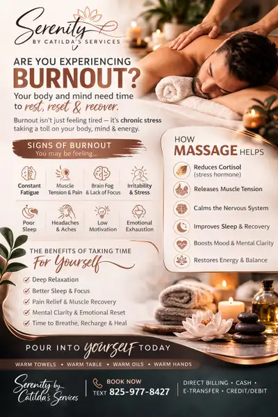 Serenity by Catilda’s Services  Therapeutic & Relaxation Massage, View more