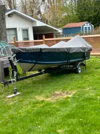 20 foot fishing boat with 20 hp for sale