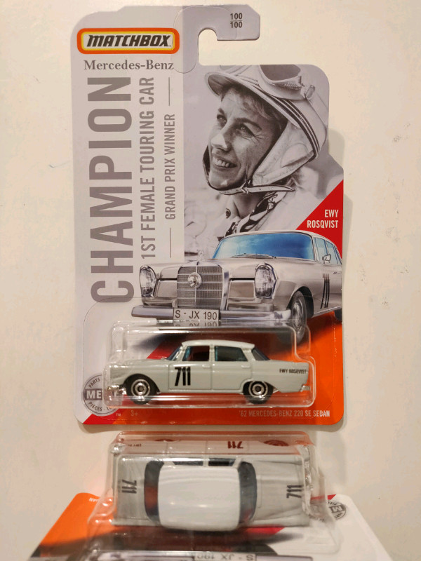New Matchbox Mercedes Benz 220 Grand Prix Champion 1:64 diecast in Toys & Games in City of Toronto