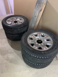 Tires, in great shape, on factory rims 