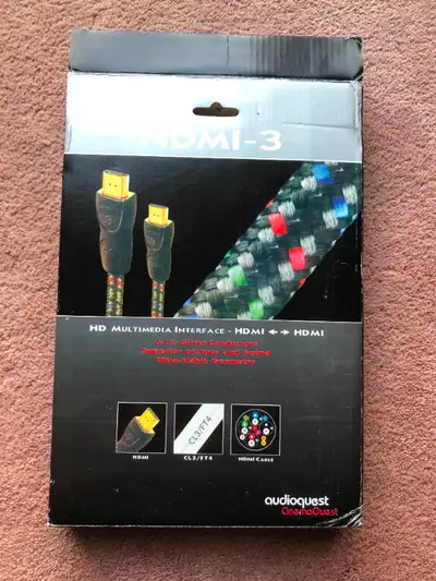 HDMI 3 interconnect cable by Audioquest, View more
